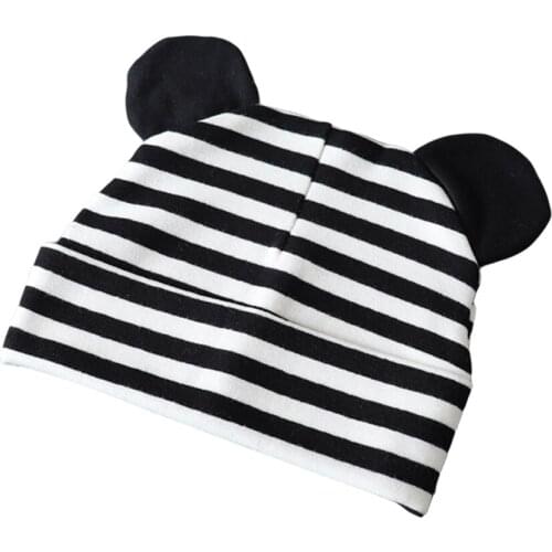 Cute Baby Ear Pullover Hat Newborn Beanie Knot Warm Knit Hat Soft Girl Gifts Newborn Fall Winter Caps For Baby