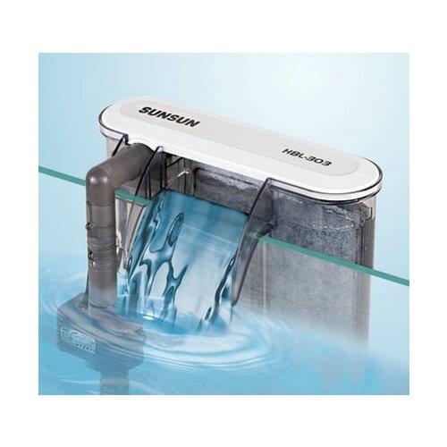 Sensen hbl-303 fish tank filter small fish tank ultra-thin external wall waterfall filter mute