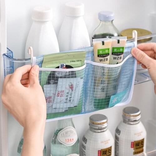 Storage Net Bag Refrigerator Hanging Home Kitchen Sorting Seasoning Packet Bags Cosmetic Organize Storage Bags Сумка Холодильник