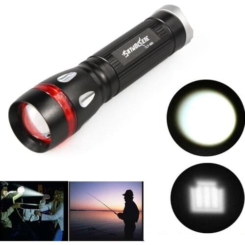 SKYWOLFEYE Powerful Waterproof Outdoor 500LM 3 Modes XML T6 LED Flashlight for Camp / Hike / Outdoor