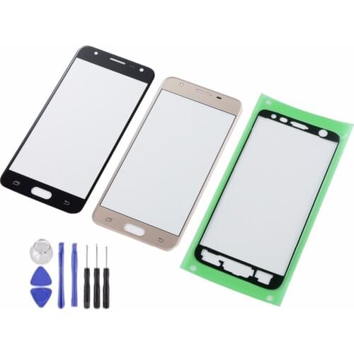 For Samsung Galaxy J7 Prime G610 On7 2016 LCD Display Front Glass Touch Screen Sensor+Adhesive+Tools