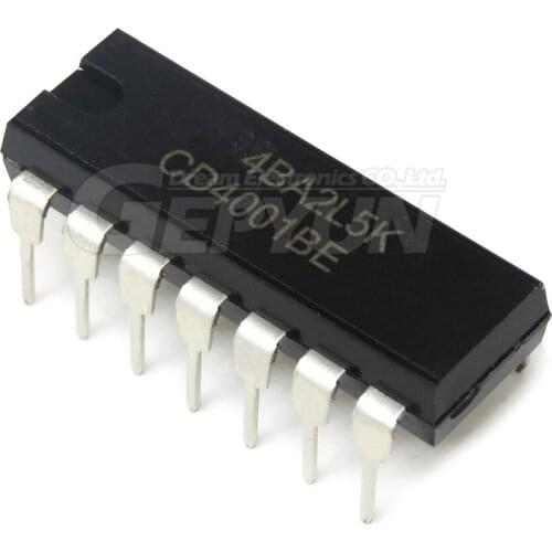 10PCS CD4001BE DIP14 CD4001 DIP 4001BE DIP-14 new and original IC