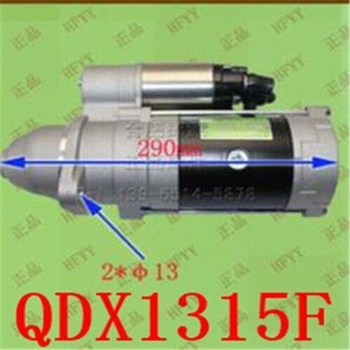 11teeth 12v QDX1315F Starter for Zhejiang Xinchai C490BPG / A490BT / A495BT / A498BT diesel engine