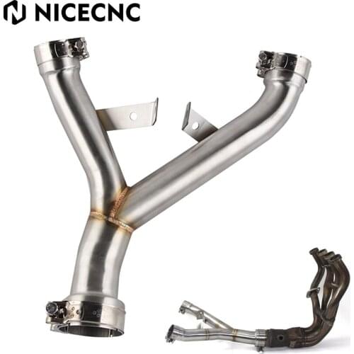 Motorcycle Stainless Steel Mid Pipe Decat Eliminator Race Exhaust For Kawasaki Z1000 Z 1000 2011-2018 2012 2013 2014 2015 2016