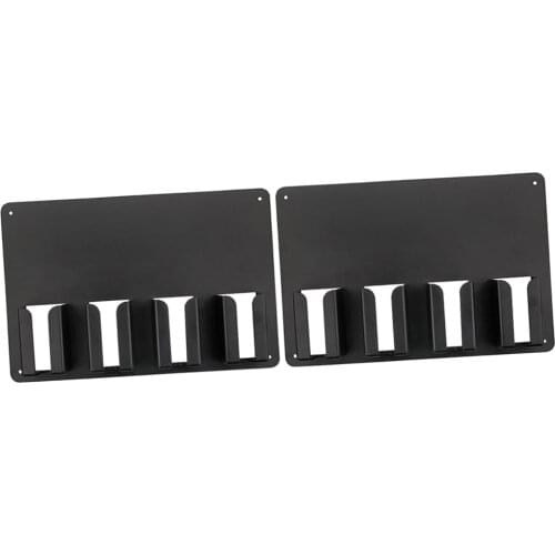 2 Pieces Hair Holder Salon Wall Mounted Hairstylist Tools 31x20cm