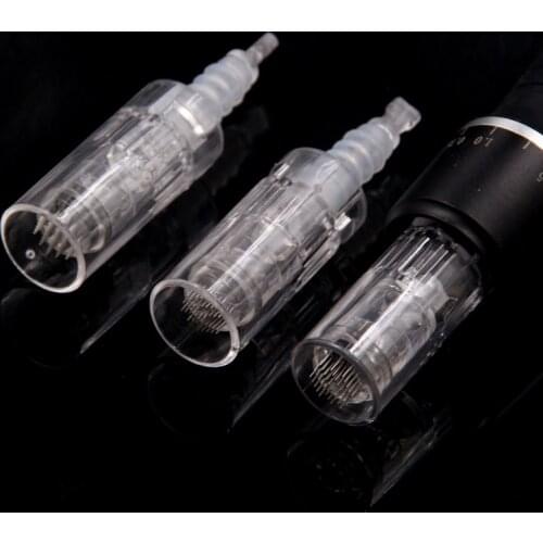 50pcs Derma Pen Needle Cartridge for A6 Microneedling Pen machine Round Nano Microneedling Cartridge For bbglow 9pin 12pin