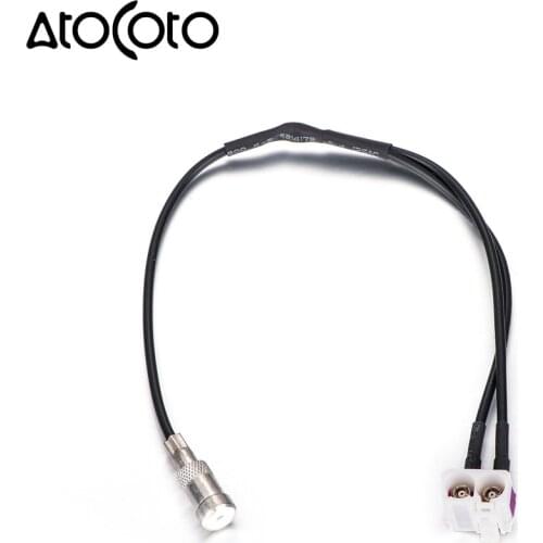 Car Antenna Adapter Fakra Female to Din for VW RCD RNS 300 310 510 210 for Seat for Skoda MFD2 MFD3