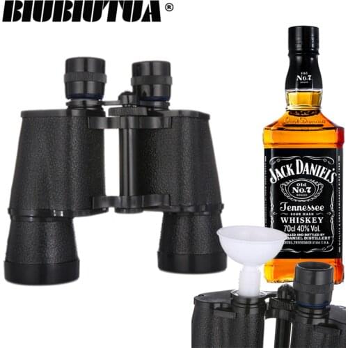 BIUBIUTUA Binoculars Flask 16 Oz Travel Hip Flask Portable Outdoor Water Bottle Whisky Pot Binoculars Flask
