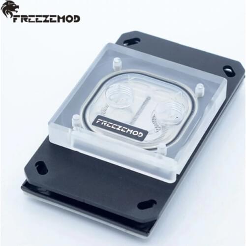 FREEZEMOD computer water cpu cooler CPU water cooler block 0.5 channel jet AMD support AM4 AURA. AMD-PM3D
