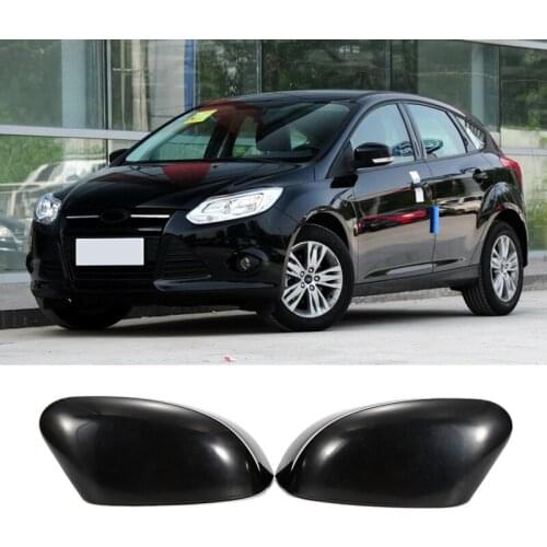Side Mirror Cover Cap For Ford Focus 2012-2014 Rear View Mirror Left & Right Passenger View Mirror Cover Cap Car Accessories