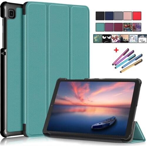 Case For Samsung Galaxy Tab A7 Lite 8.7 inch T220 T225 Tri-Fold Leather Magnetic Stand Tablet Funda For Galaxy Tab A7 Lite Case