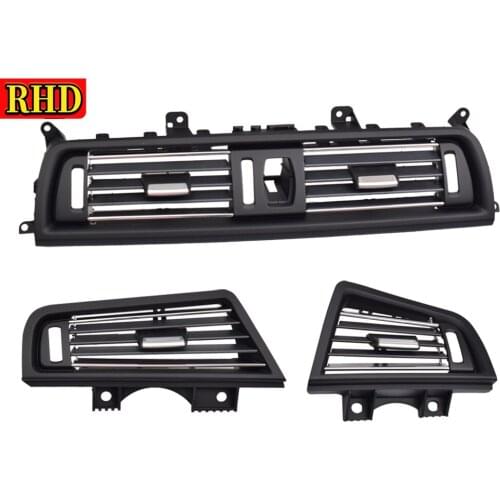 For BMW 5 Series F10 F11 F18 520 523 525 528 530 Right Hand Driver RHD Full Chrome Air Conditioning AC Vent Grille Outlet