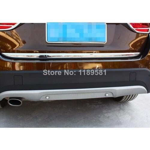 For BMW X1 2010 2011 2012 2013 2014 2015 ABS Chrome Rear Trunk Lid Cover Trim new