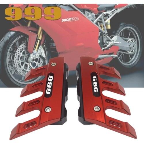 For Ducati 999/S/R Motorcycle Mudguard Side Protection Mount Shock Absorber Front Fender Cover Anti-fall Slider