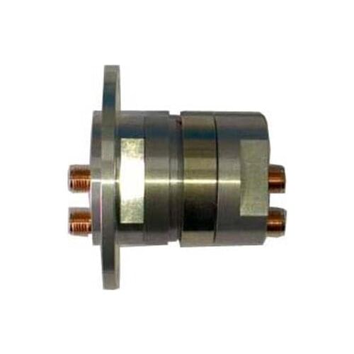 Two Channels High Frequency Coaxial Rotary Joint Slip Ring Connector Stable Performmance in Radar Antennas