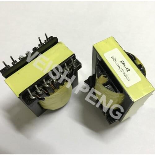 EC42/15 Pure copper ERL42/15 vertical high-frequency transformer for 3000W inverter DC24V AC220V