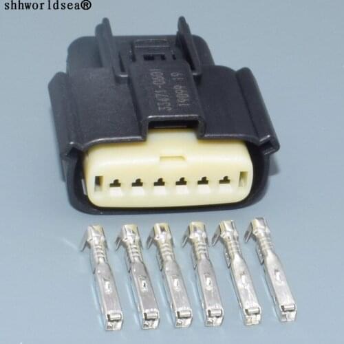 Worldgolden for Molex 6 Pin/Way Automotive Plug Female Connector 33471-0601 For Ford Buick Chevrolet