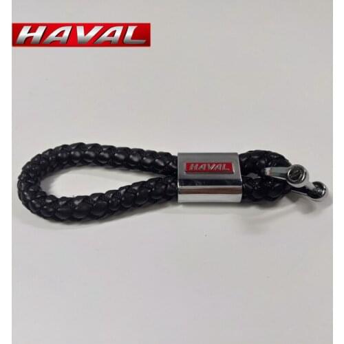 Leather Zinc Alloy Car Key Rings Keychain Key Chain For Great Wall Haval H1 H2 H6 H7 H4 H9 F5 F7 Car Accessories