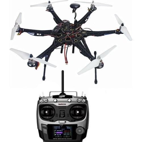 JMT Assembled HMF S550 F550 Upgrade Kit with Landing Gear & APM 2.8 Flight Controller GPS Compass No Battery Charger F08618-O