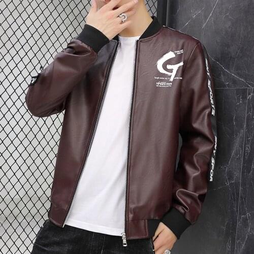 Bormandick Fall/Winter Mens PU leather jacket in fashionable and functionable leather style matching many other styles LT825-60