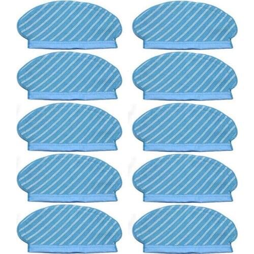 10Pcs Mop Cloth Pads Set for Ecovacs Deebot Ozmo 920 950 Vacuum Cleaner Parts Replacement Home Accessories