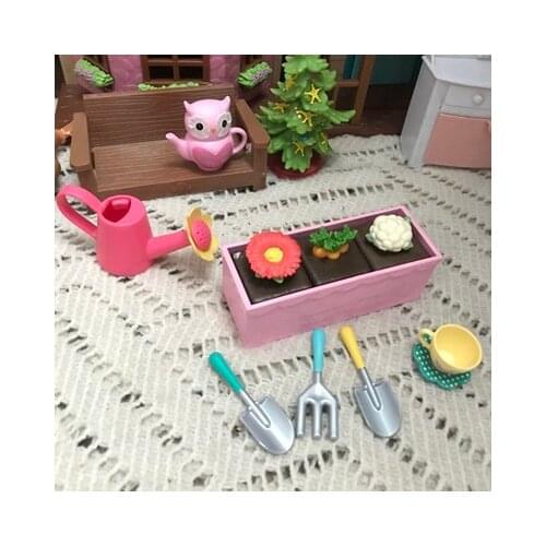 New Original American OF girl doll mini small Garden tools watering pot accessories gift for girl children collection