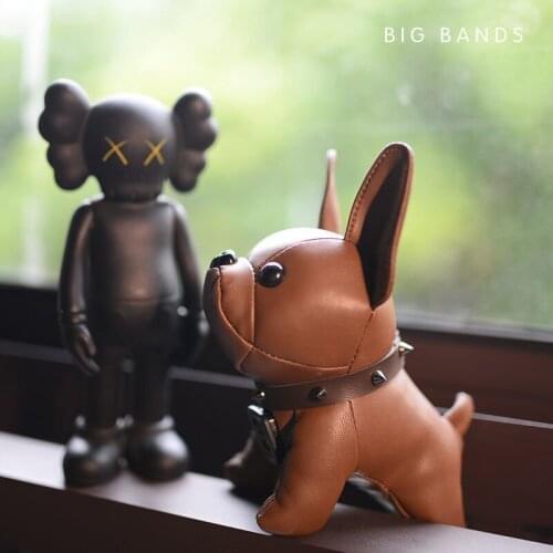 New Big bands French bulldog black mobile power bank 8800mah brown Dog Doll Mobile Power Pack Mobile phone pendant