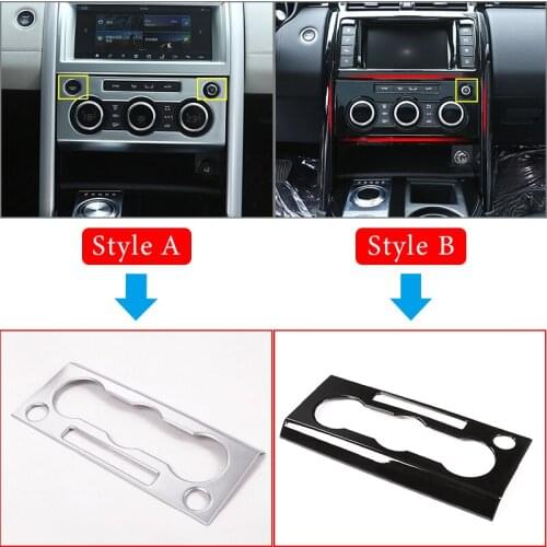For Land rover Discovery 5 LR5 L462 ABS Silver Car Central Control Air Conditioning Volume Button Panel Decoration Frame Cover