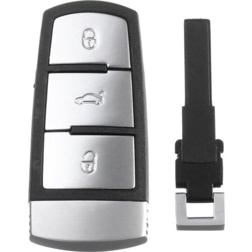 3 BTS 433Mhz ID48 Chip Remote Control Key Fob For VW Magotan Passat CC 3C0959752
