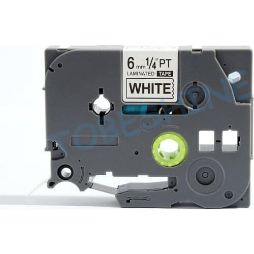 Compatible for brother tze tz label tape 6mm tz211 tze-211 tze211 ribbon P-touch label printer label maker