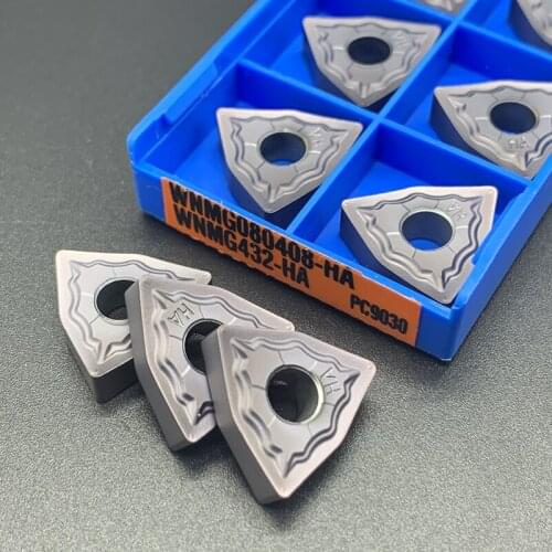 Lathe tools WNMG080404 WNMG080408 HA PC9030 High Quality Internal Turning tool Carbide Insert for steel токарный инструмент