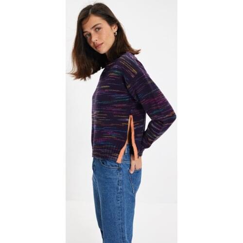 Trendyol Slash Detailed Knitwear Sweater TWOAW22KZ2042
