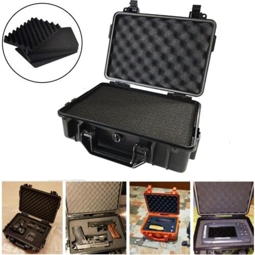 Waterproof Safety Case ABS Plastic Tool Box Outdoor Tactical Dry Box Sealed Safety Equipment Storage Outdoor Tool Container