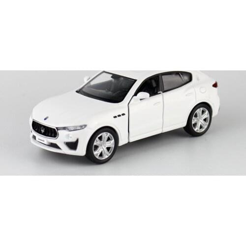 High Simulation Exquisite Diecasts & Toy Vehicles: RMZ city Car Styling Maserati Levante GTS 1:36 Alloy SUV Model Pull Back Car