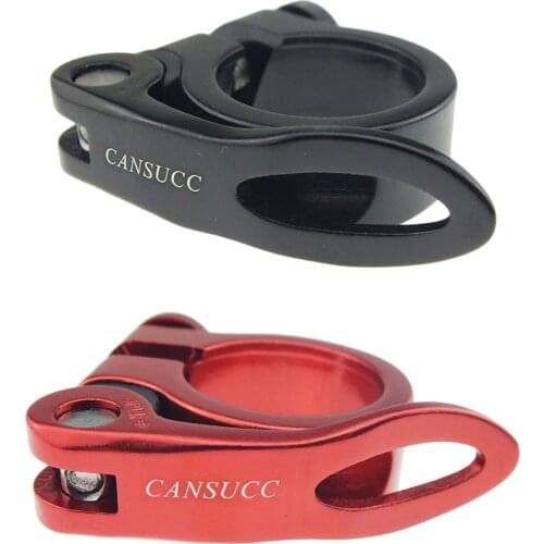 Bike Seat Post Clamp, Bike Quick Release Clamp Seat Tube Clip for 27.2/25.4mm Seat Post