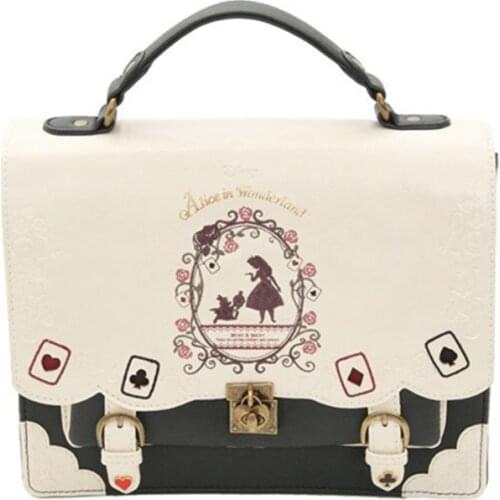 Women schoolbag Girl Alice Bag in Wonderland School schoolbag Bag Women Shoulder Bag sac a dos Mochila bolsos