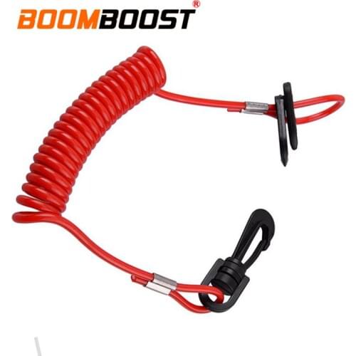 1PC Motor Lanyard Kill Boat Red Stop Switch Universal Outboard Engine For Yamaha/Honda/Mercury/Johnson/Evinrude Safety Tether
