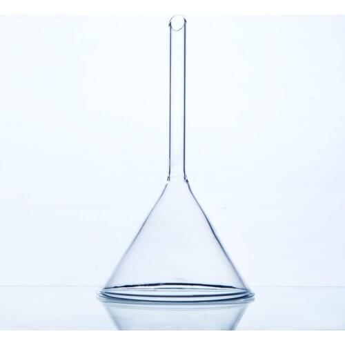1 piece/pack 90mm Glass Triangular Funnel Laboratory Equipment