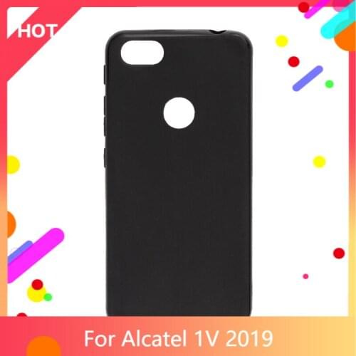 1V 2019 Case Matte Soft Silicone TPU Back Cover For Alcatel 1V 2019 Phone Case Slim shockproof