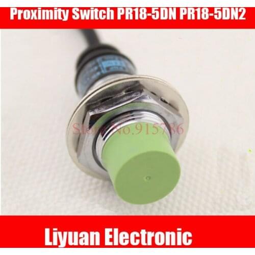 2pcs M18 Proximity Switch PR18-5DN PR18-5DN2 DC 3-wire NPN proximity sensor