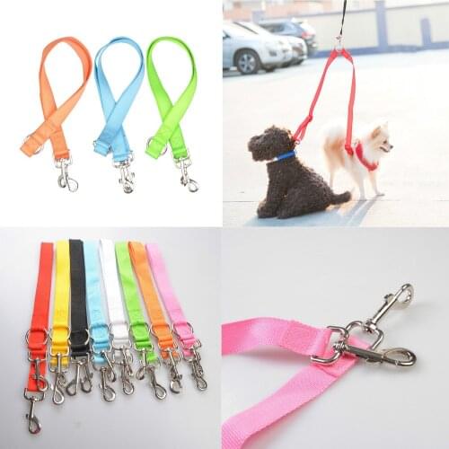 2 In 1 Dog Leash Double Walking Leashes Couple 2 Way V Shape Collar Lead Leashes For Two Dogs Pet Accessories Supplies