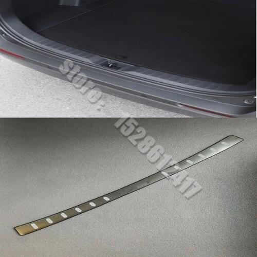 Ultra thin stainless steel car Rear Bumper Protector Sill Trunk Tread Plate Trim for Toyota RAV4 2020 -2021 Car-styling