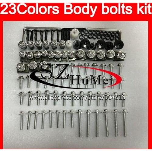 Fairing bolts full screw kit For Aprilia RSV1000R 99 00 01 02 RSV1000 R RSV 1000 1999 2000 2001 2002 Windscreen bolt screws Nuts