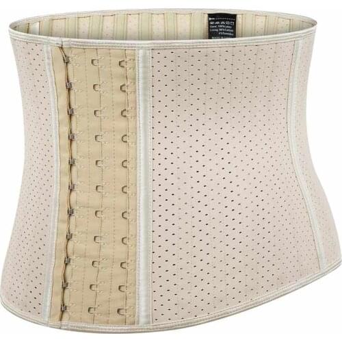 Colombian Faja Conpression Belt Latex Waist Trainer Body Shaper Waist Cincher Corset 25 Steel Boned Women Slimming Sheath 6XL