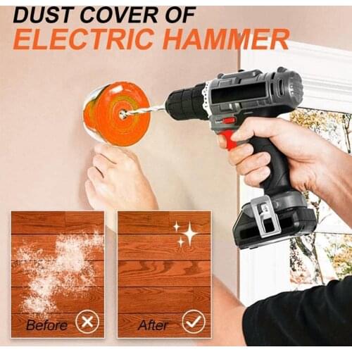 Hot 1PC Electric Drill Dust Cover Ash Bowl Impact Hammer Dust Dustproof Must Collector Device Drill Have Tool Accessories P U2N6