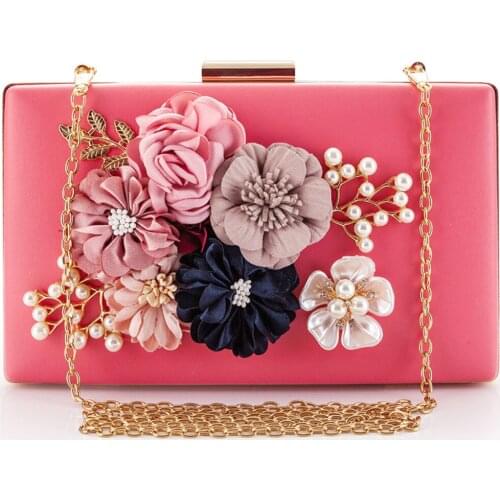 Fashion Style Ladies Handbag Appliques Women Cosmetic Bag Jewelry Wrist Bag Shoulder Bags Clutches Bag for Party