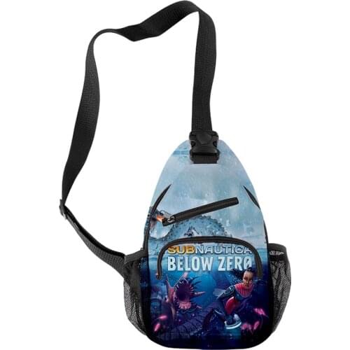 Subnautica Below Zero 3D Merch Mens shoulder bag messenger outdoor sports one shoulder chest daily picnic canvas messenger bag