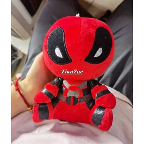 Deadpool Plush Dolls Toys for Children Birthday Gift 20cm Kawaii Cute Q 20cm X-men Deadpool Movie Plush Puppet