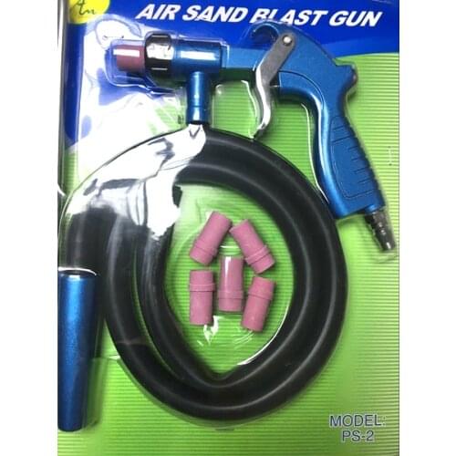 Air Sandblast Gun with 5pcs ceramic sand blast nozzle,air sandblaster gun