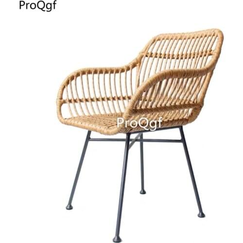 Prodgf 1Pcs A Set ins Minshuku Rattan Chair(no cushion)